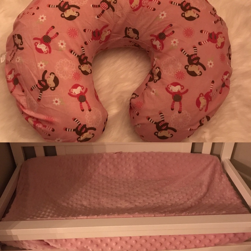 SOLD Baby items- Boppy and Changing Pad